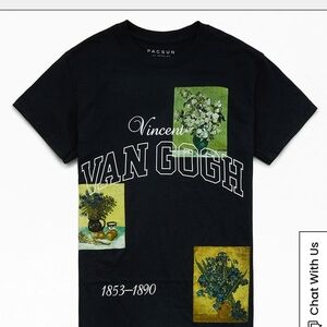 PacSun Black Van Gogh Graphic Tee